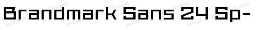 Brandmark Sans 24 Sp字体转换